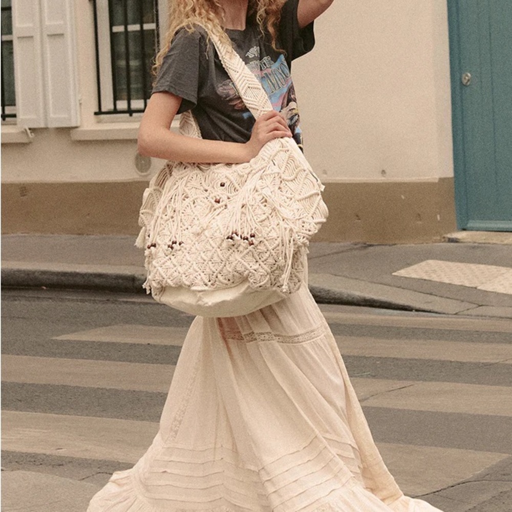 NWTS SPELL SISTER HONEY MACRAME BAG - Picture 4 of 5